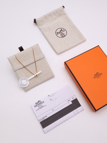 HERMES Mini Pop H項鍊 - 氣泡綠玫瑰金