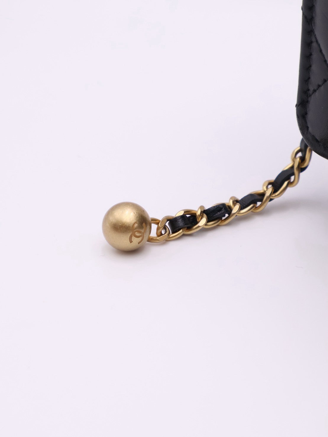 CHANEL 雙金球調節WOC - 黑金