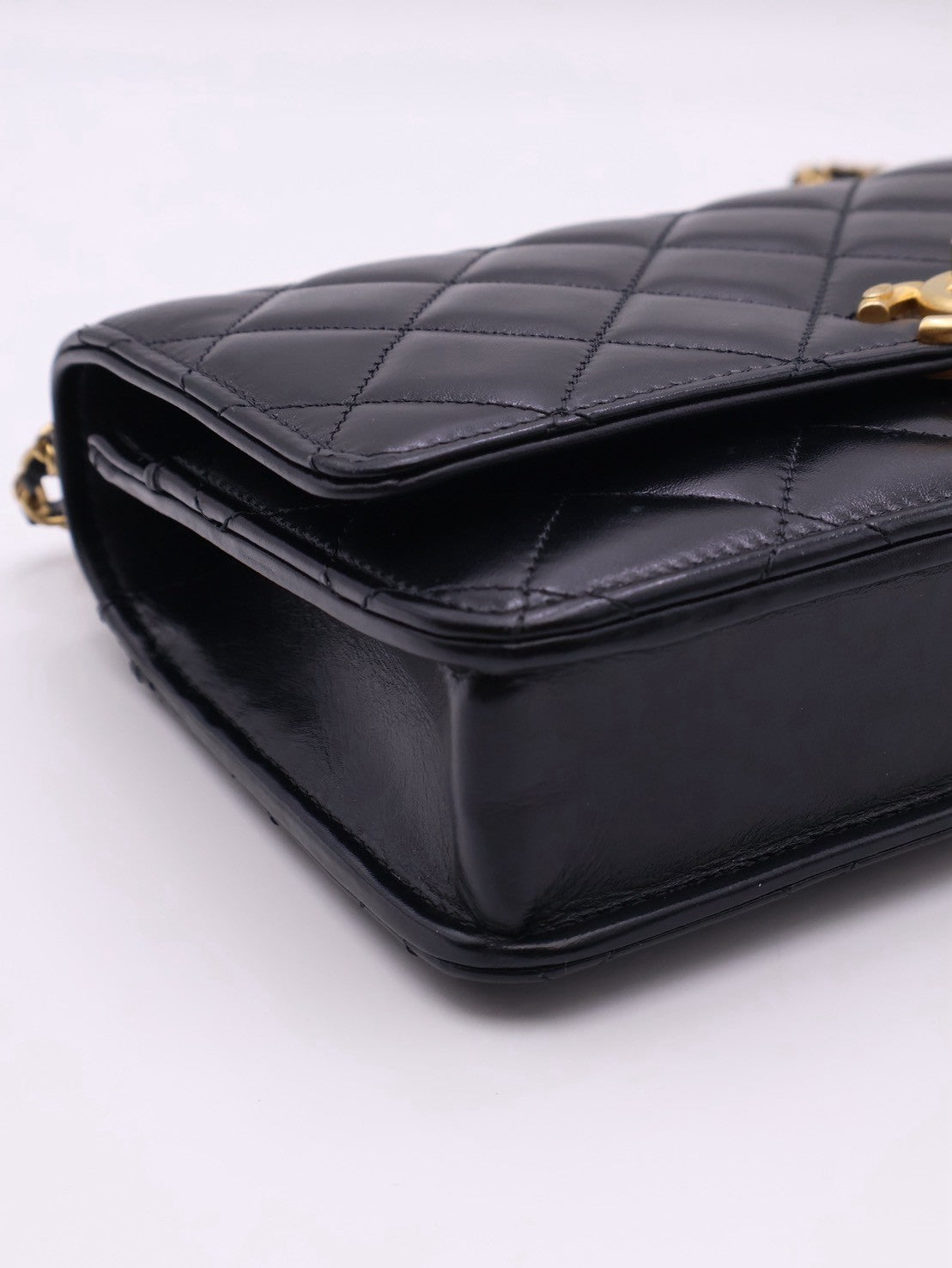 CHANEL 雙金球調節WOC - 黑金