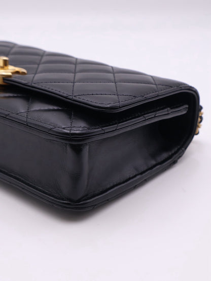 CHANEL 雙金球調節WOC - 黑金