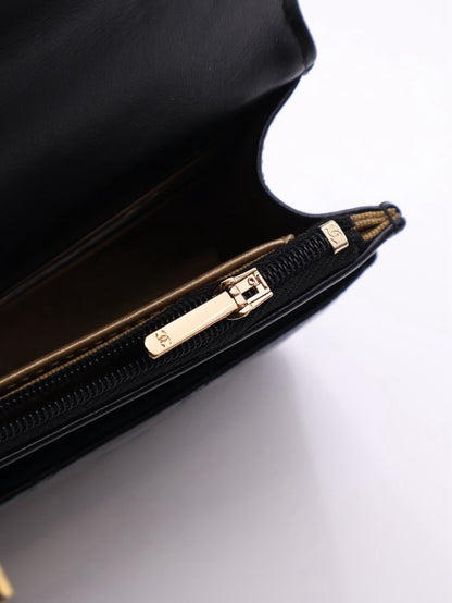 CHANEL 雙金球調節WOC - 黑金