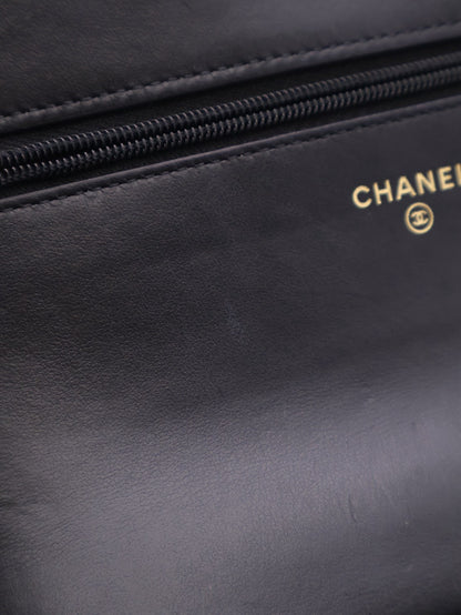 CHANEL 雙金球調節WOC - 黑金