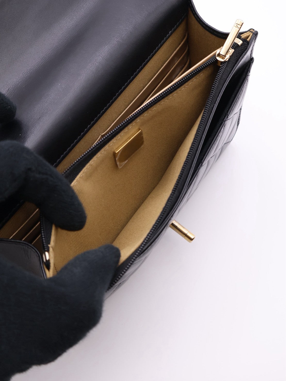 CHANEL 雙金球調節WOC - 黑金