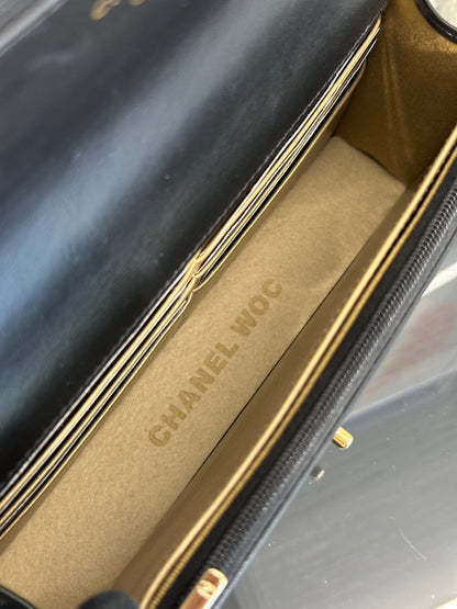 CHANEL 雙金球調節WOC - 黑金