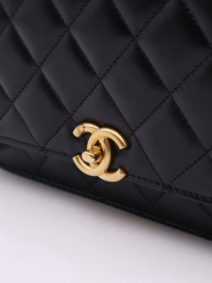 CHANEL 雙金球調節WOC - 黑金