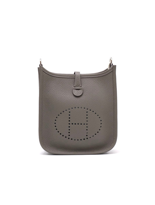 HERMES Mini Evelyne - Gris Meyer 0L 積雨雲灰銀 U