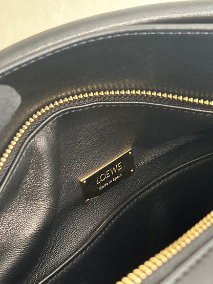 LOEWE Puzzle小牛皮手袋 - 小號黑