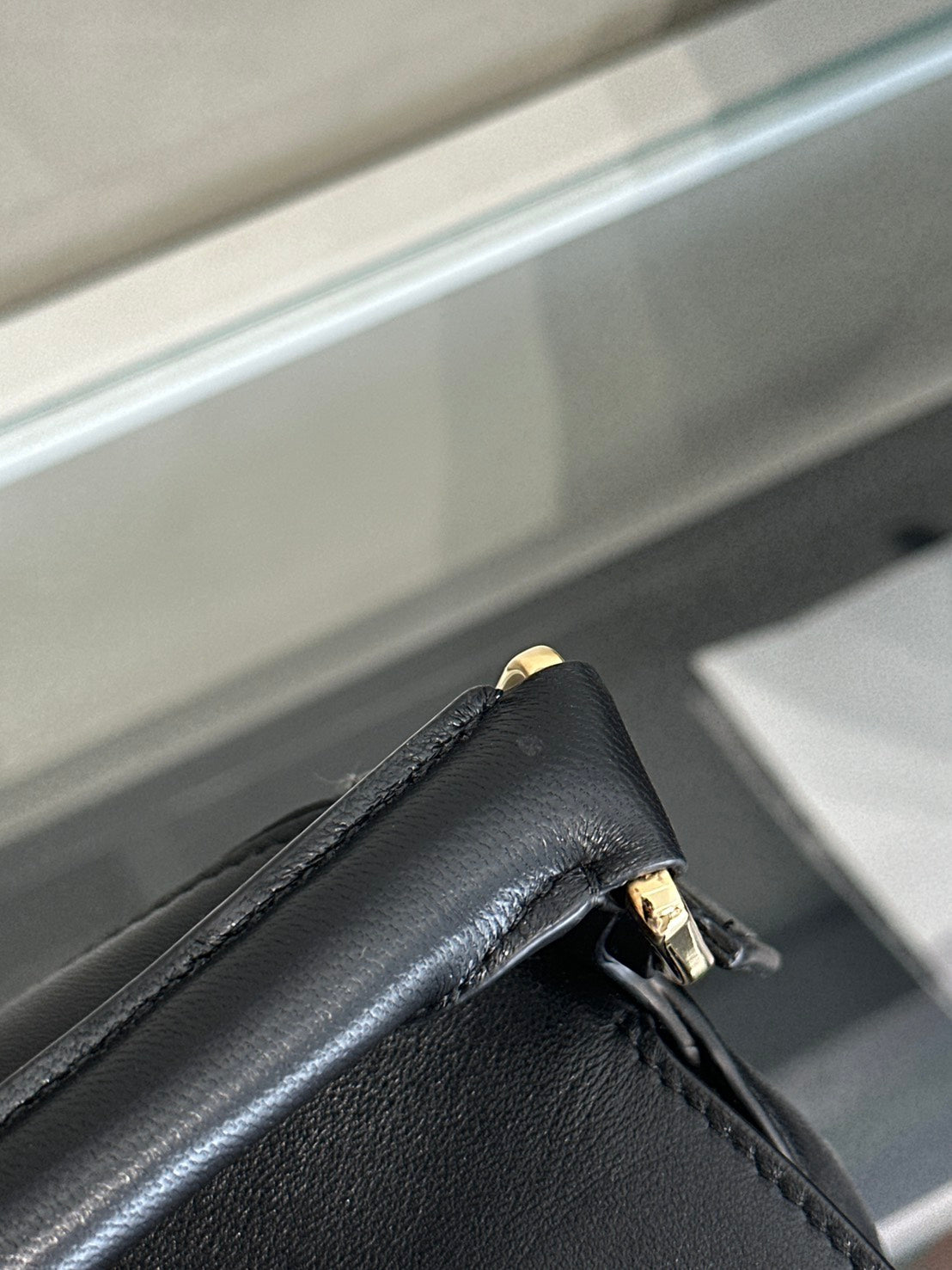 LOEWE Puzzle小牛皮手袋 - 小號黑