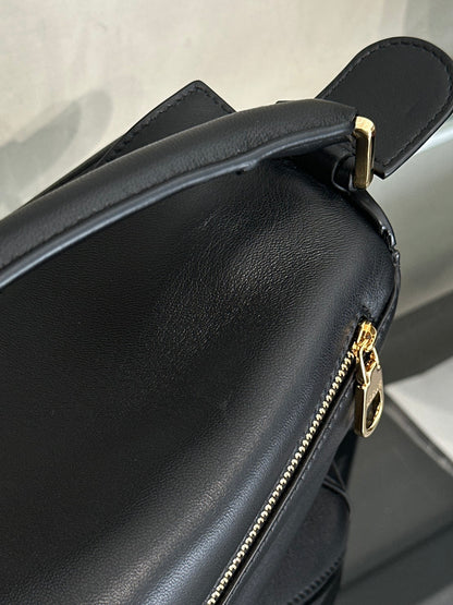 LOEWE Puzzle小牛皮手袋 - 小號黑