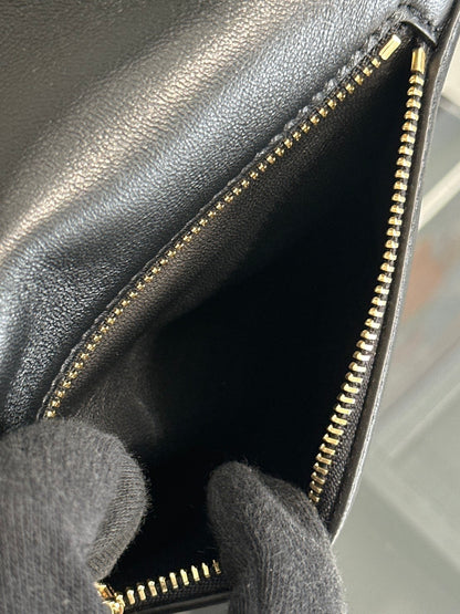 LOEWE Puzzle小牛皮手袋 - 小號黑
