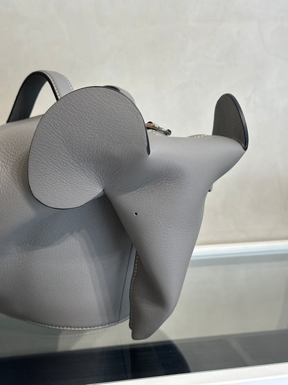 LOEWE Elephant大象包 - 中號灰