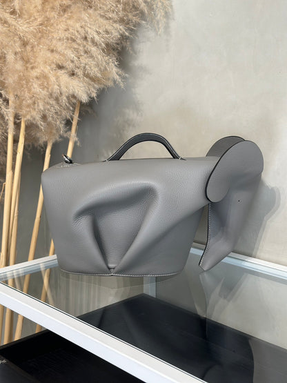 LOEWE Elephant大象包 - 中號灰