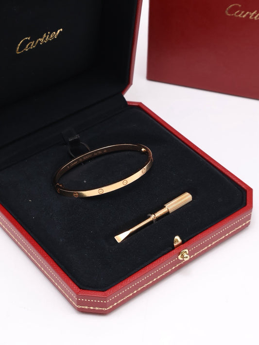 Cartier LOVE 18K金手環 - 16
