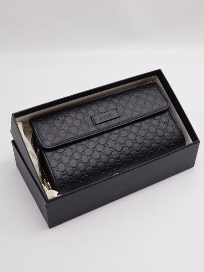 GUCCI 風琴拉鍊三折長夾