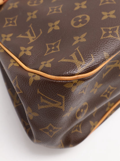 LOUIS VUITTON 老花南瓜包 - 大號