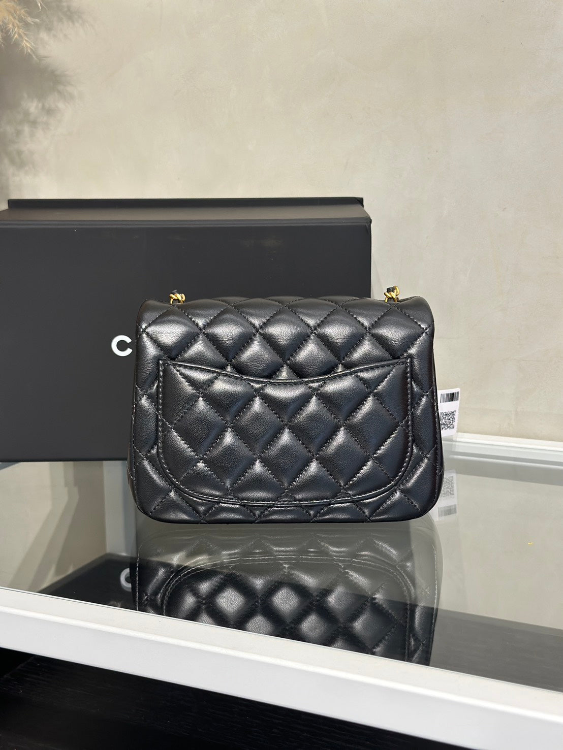 CHANEL 經典口蓋包方胖子 17 - 金球黑金