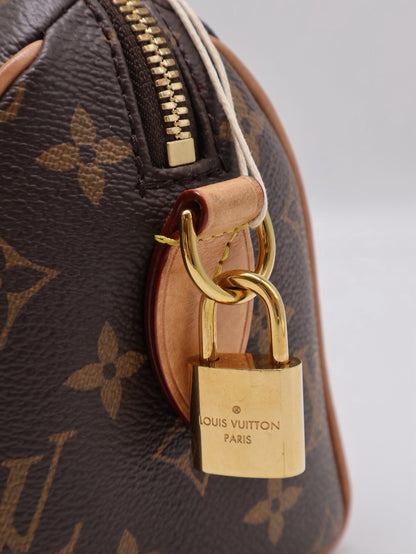 LOUIS VUITTON Speedy Bandouliere 20 - 黑邊背帶