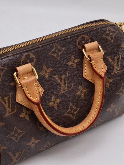 LOUIS VUITTON Speedy Bandouliere 20 - 黑邊背帶
