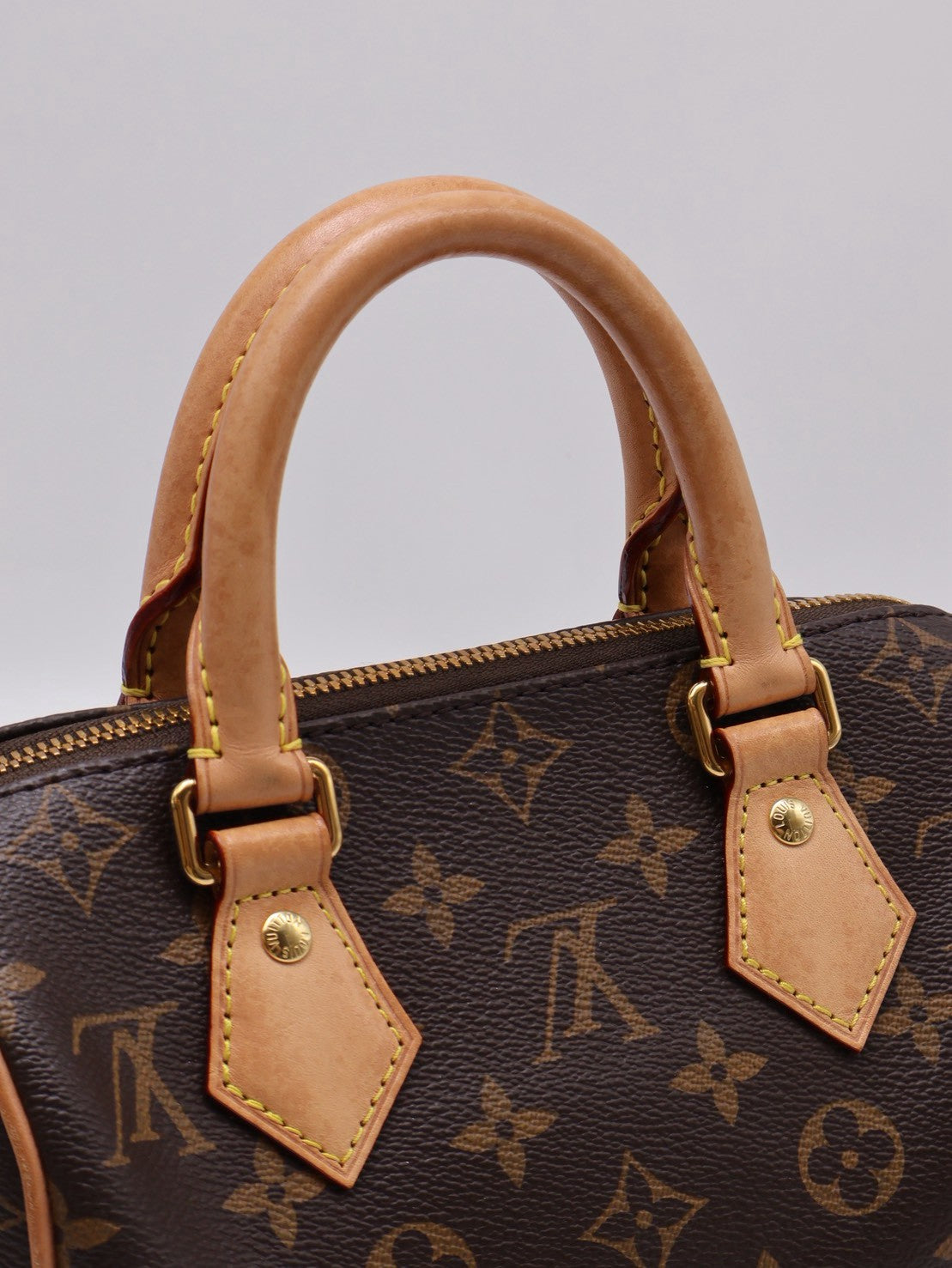 LOUIS VUITTON Speedy Bandouliere 20 - 黑邊背帶