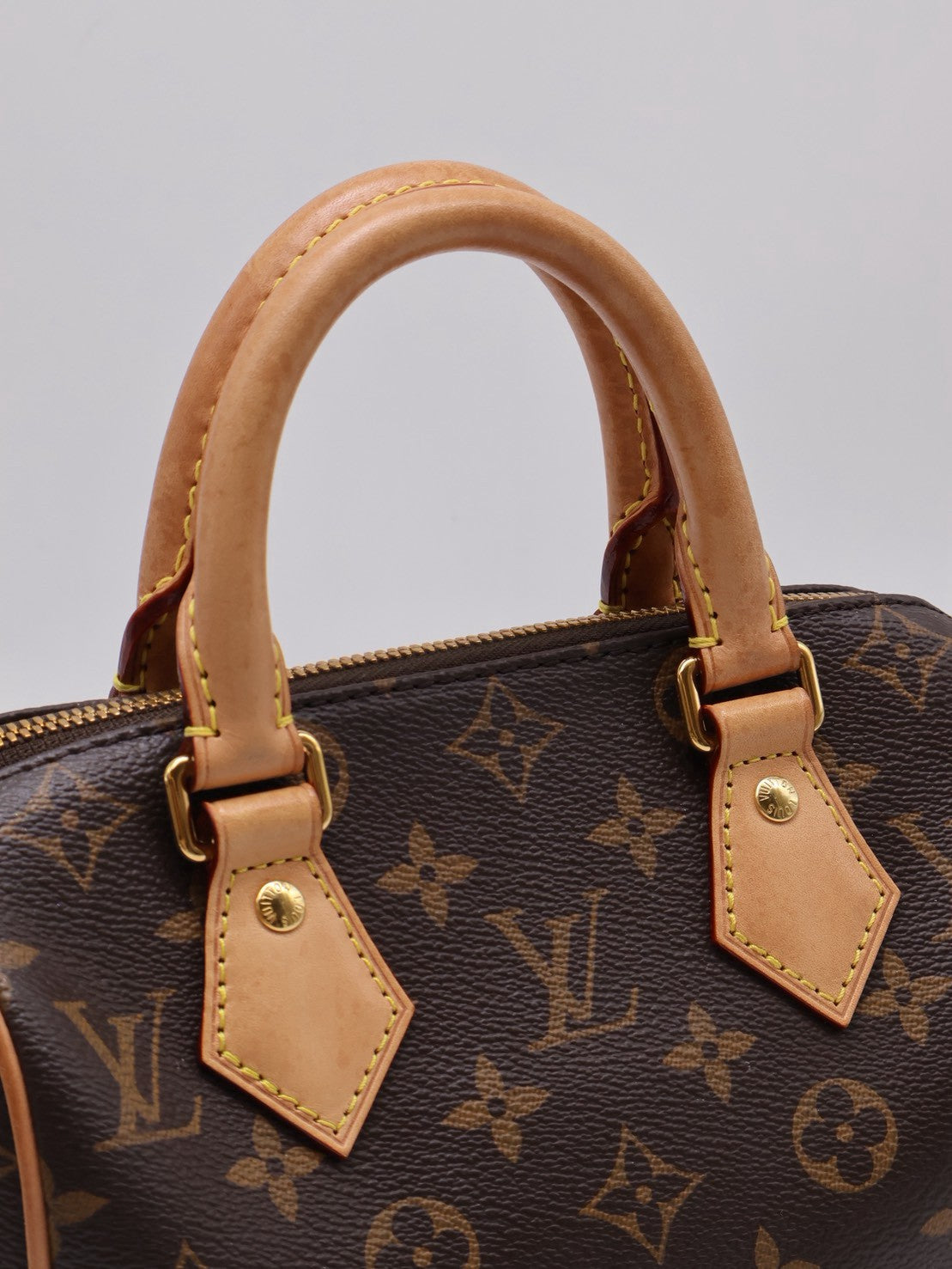 LOUIS VUITTON Speedy Bandouliere 20 - 黑邊背帶