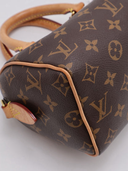 LOUIS VUITTON Speedy Bandouliere 20 - 黑邊背帶