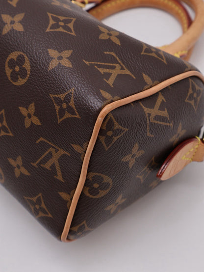 LOUIS VUITTON Speedy Bandouliere 20 - 黑邊背帶