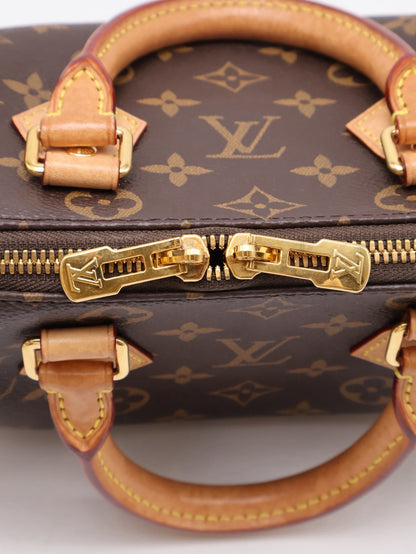 LOUIS VUITTON Speedy Bandouliere 20 - 黑邊背帶