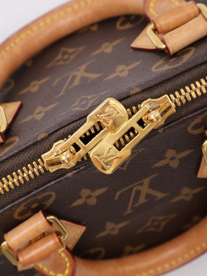 LOUIS VUITTON Speedy Bandouliere 20 - 黑邊背帶
