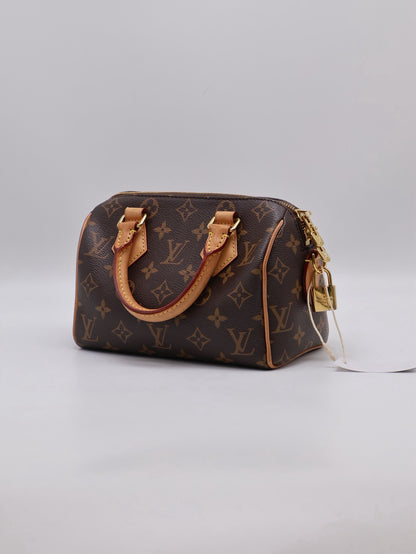 LOUIS VUITTON Speedy Bandouliere 20 - 黑邊背帶