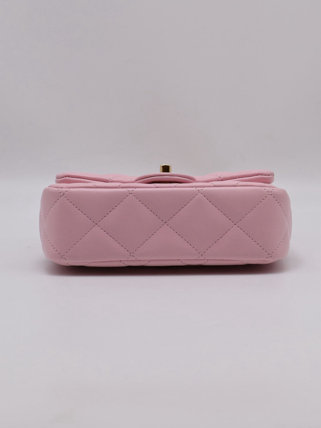 CHANEL 24S壓克力手提Mini CF20 - 粉金