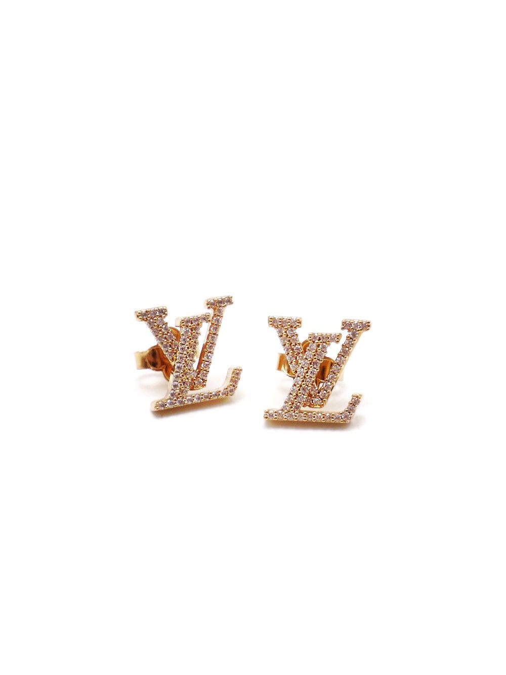 LOUIS VUITTON LV Iconic滿鑽耳環