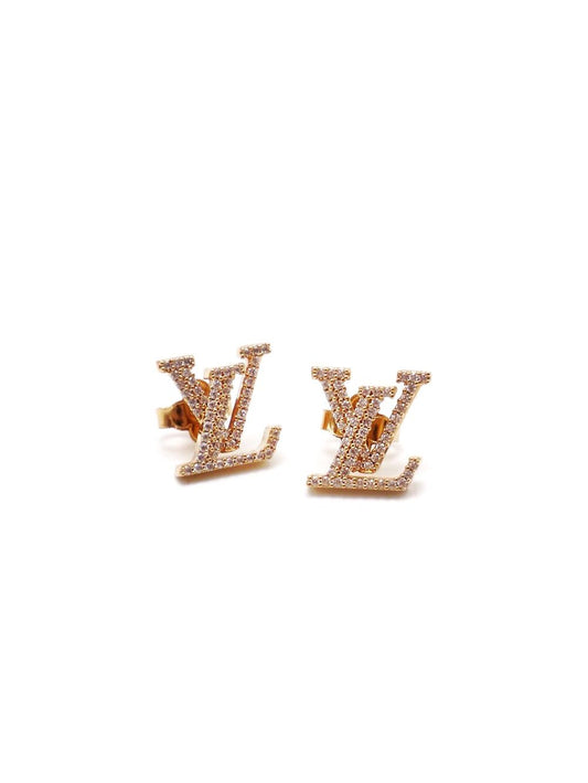 LOUIS VUITTON LV Iconic滿鑽耳環