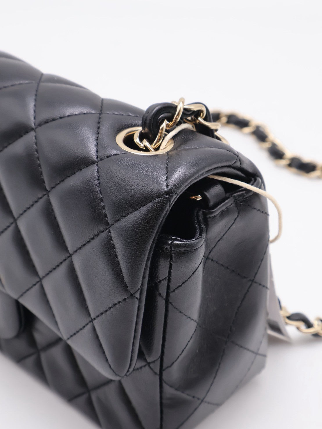 CHANEL 經典口蓋包Mini CF20 - 黑金