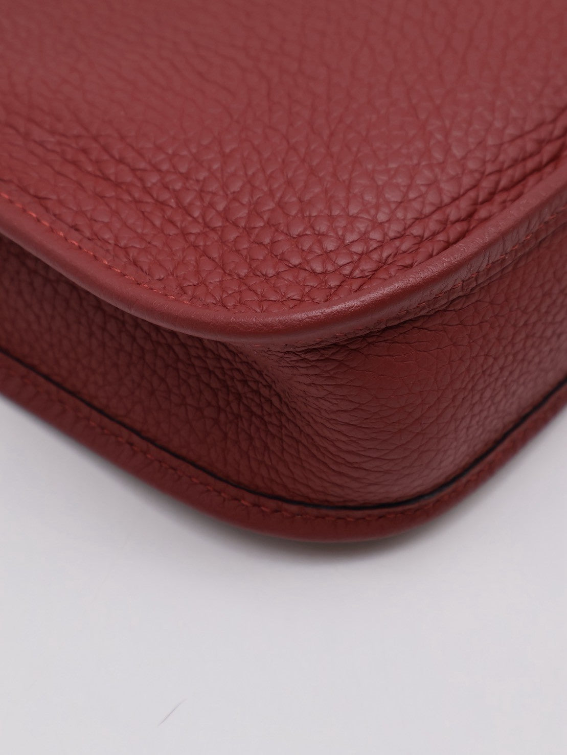 HERMES Mini Evelyne - Rouge H 55 愛馬仕紅金 B