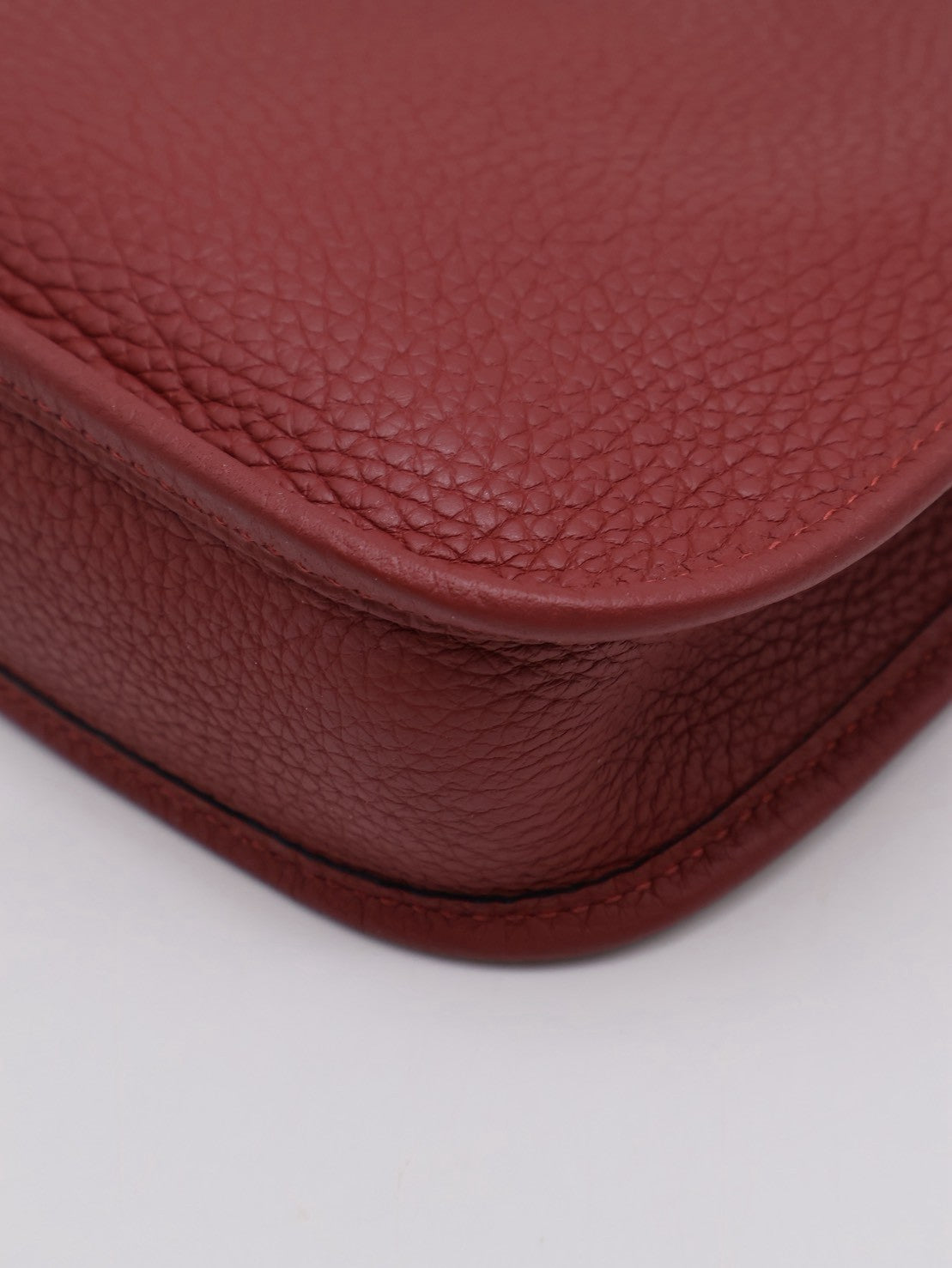 HERMES Mini Evelyne - Rouge H 55 愛馬仕紅金 B