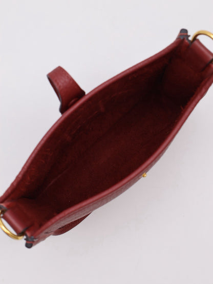 HERMES Mini Evelyne - Rouge H 55 愛馬仕紅金 B