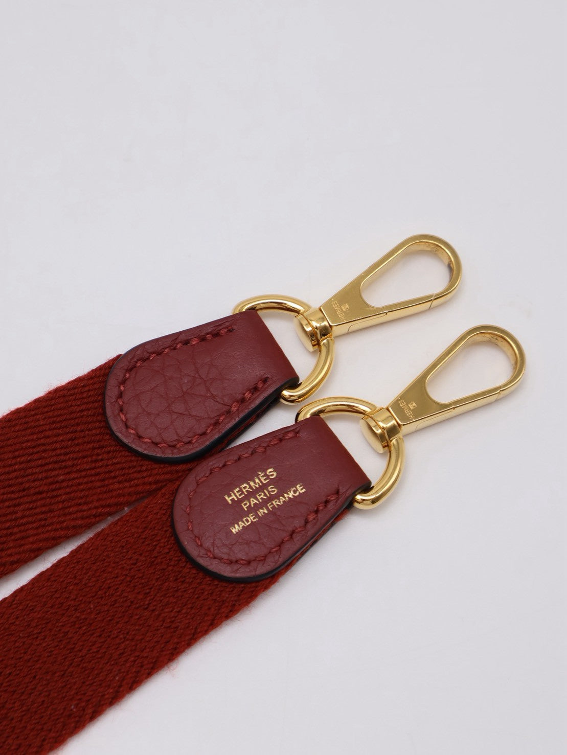 HERMES Mini Evelyne - Rouge H 55 愛馬仕紅金 B