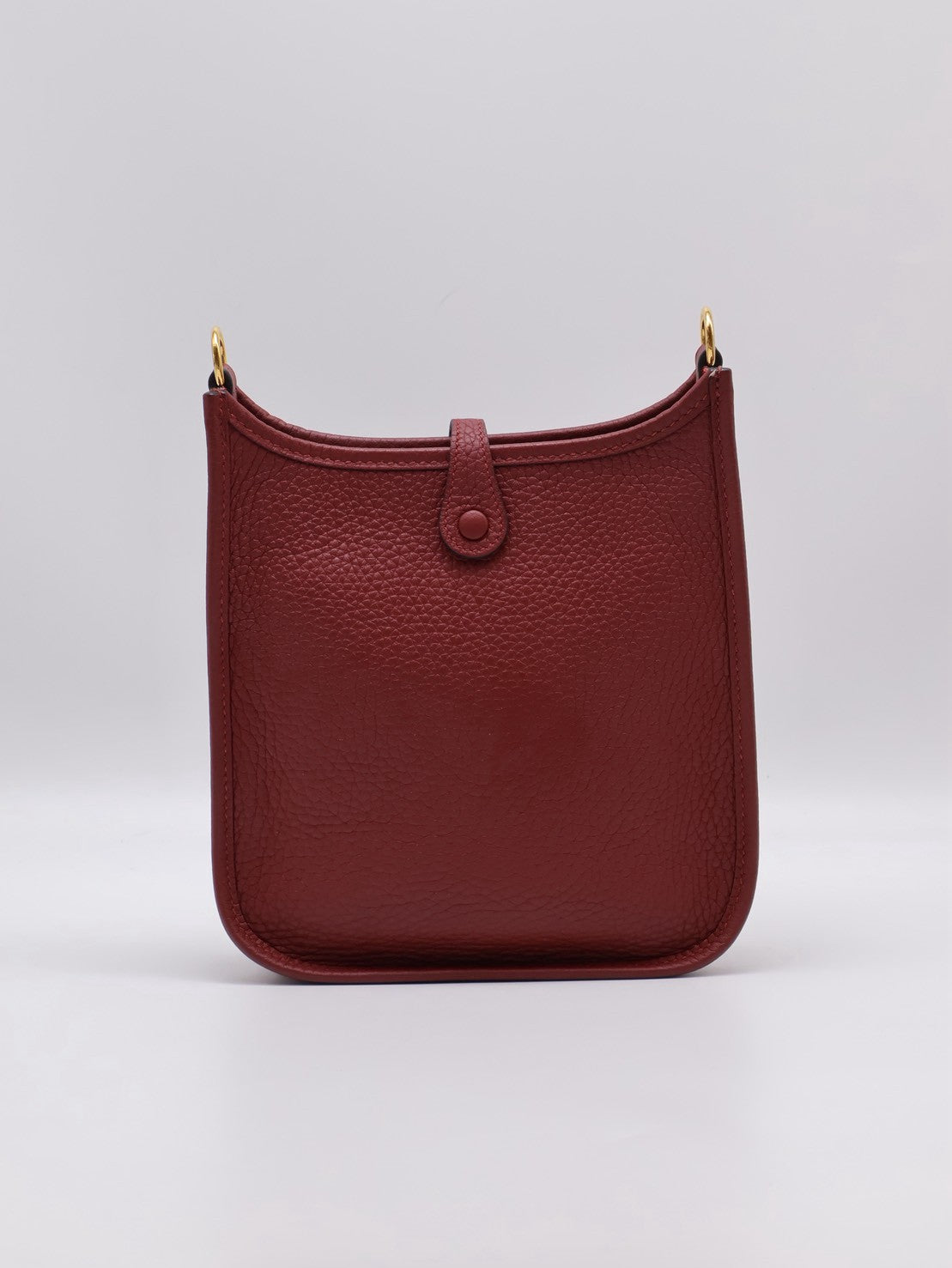 HERMES Mini Evelyne - Rouge H 55 愛馬仕紅金 B