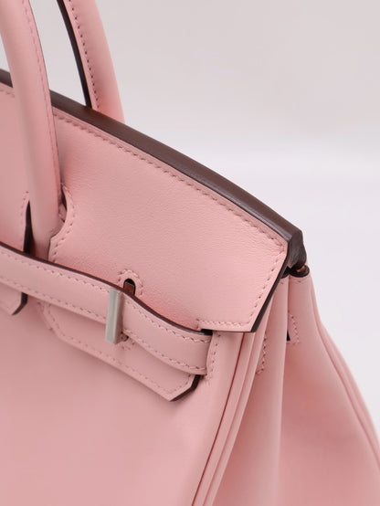 HERMES Birkin 25 - Rose Sakura 3Q 櫻花粉銀 W