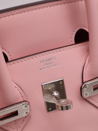 HERMES Birkin 25 - Rose Sakura 3Q 櫻花粉銀 W