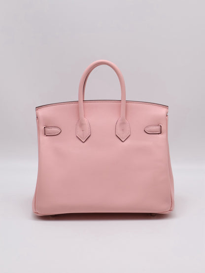 HERMES Birkin 25 - Rose Sakura 3Q 櫻花粉銀 W