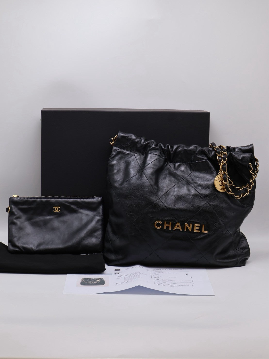 CHANEL 22 Bag - 小號黑金