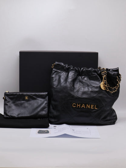 CHANEL 22 Bag - 小號黑金