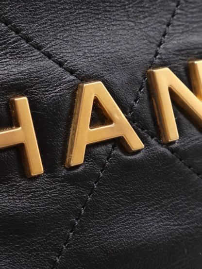 CHANEL 22 Bag - 小號黑金