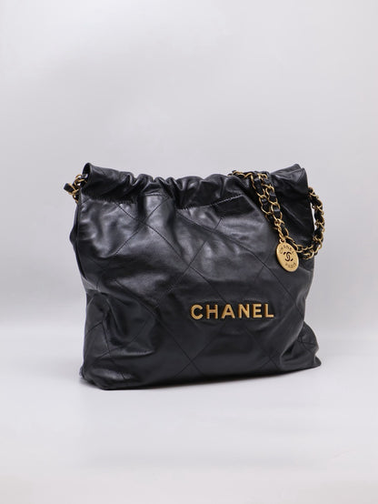 CHANEL 22 Bag - 小號黑金