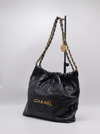 CHANEL 22 Bag - 小號黑金