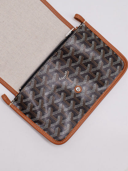 GOYARD Plumet 信封小包 - 棕