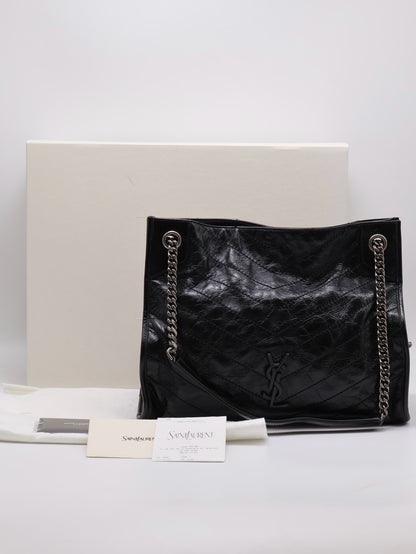 YSL Niki Tote - 中號黑