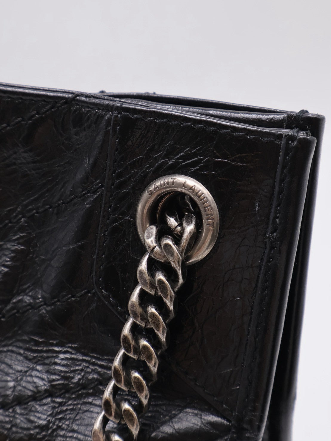 YSL Niki Tote - 中號黑