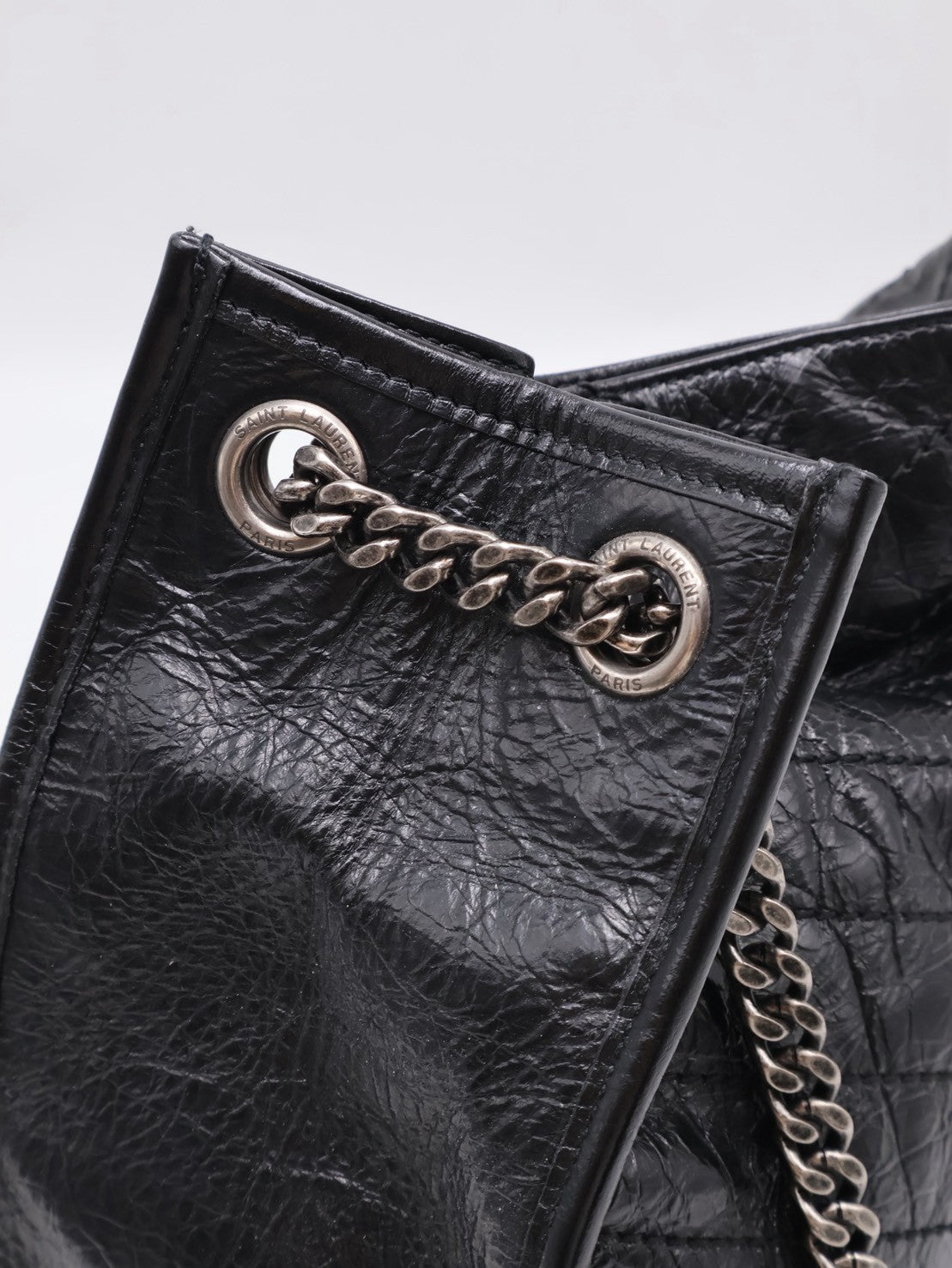 YSL Niki Tote - 中號黑